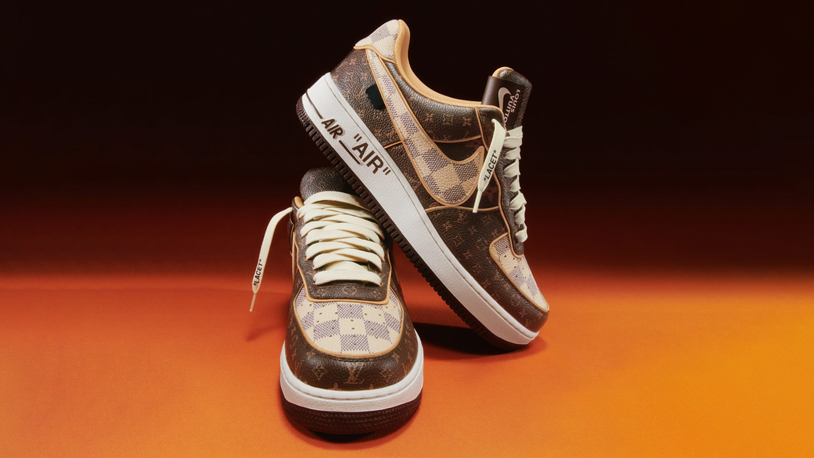 A Look At The Louis Vuitton x Nike Air Force 1 Designed By Virgil