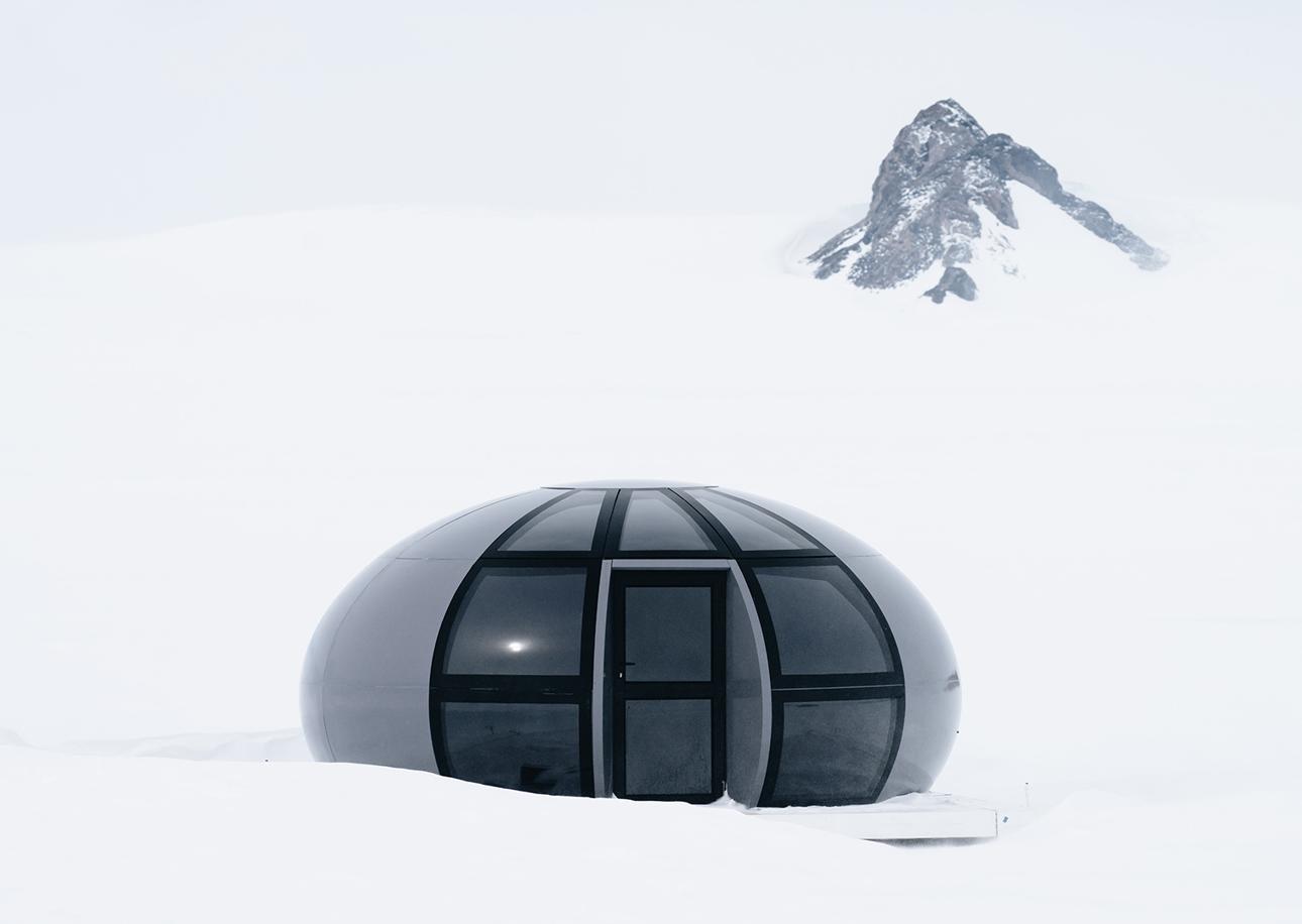 Off the Grid: Space-Inspired Glamping Pods in Antarctica