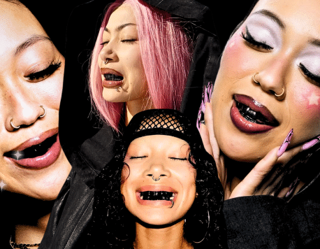 Black Grills: Homage to the Asian Tradition of Blackened Teeth, Once a Mark of High Status
