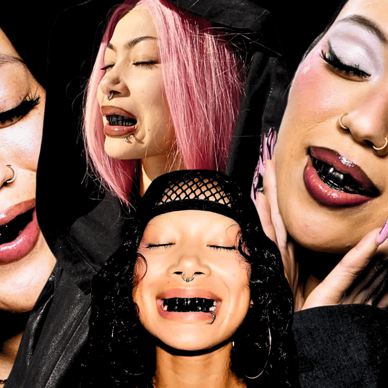 Black Grills: Homage to the Asian Tradition of Blackened Teeth, Once a Mark of High Status