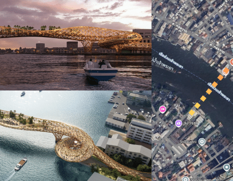 Bangkok Dreams Big With Iconic Pedestrian Bridge Over the Chao Phraya
