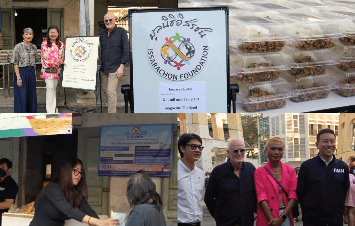 Koktail Thailand Joins Issarachon Foundation in helping the Homeless Community