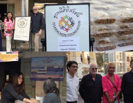 Koktail Thailand Joins Issarachon Foundation in helping the Homeless Community