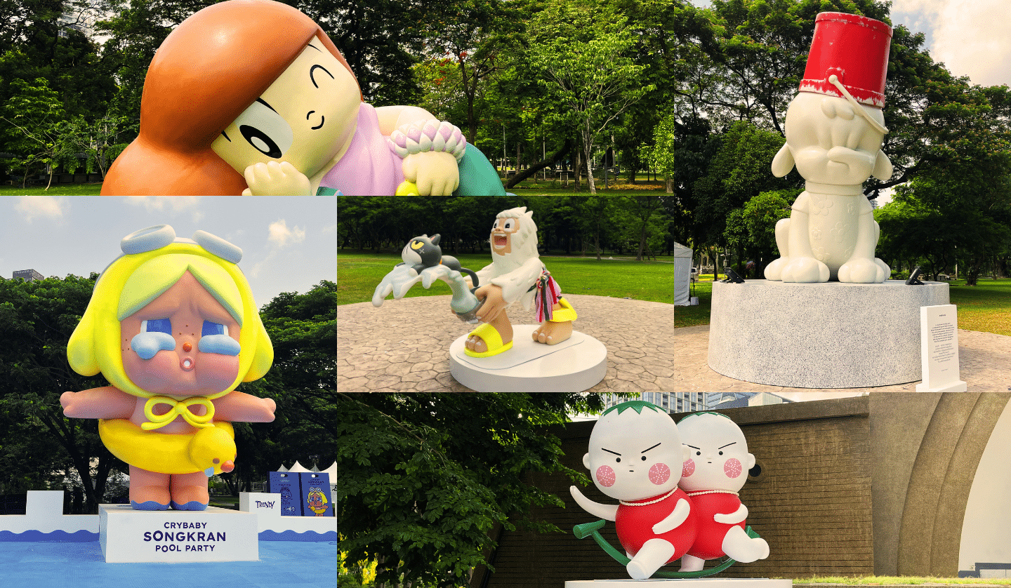 Giant CRYBABY Leads Lumphini Park’s Pop Art Takeover This Songkran