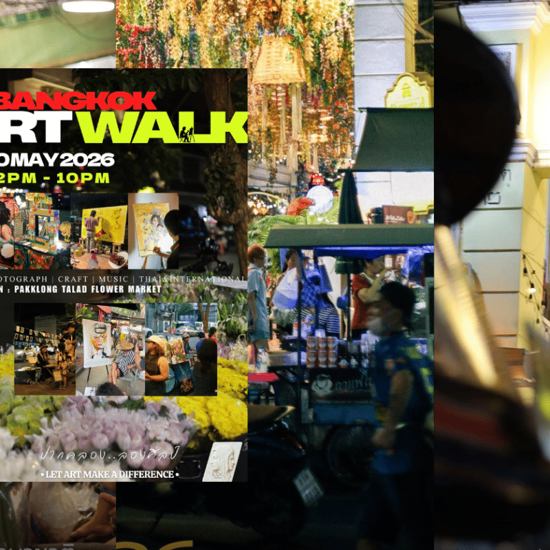 Bangkok Art Walk Brings Art and Music to Pak Khlong Talat This 8–10 May 2026