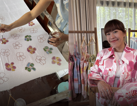Friday Future Lister: Surplus Fabrics and Temple Candles Allow Pat To Continue the Story of Batik Through Marionsiam 
