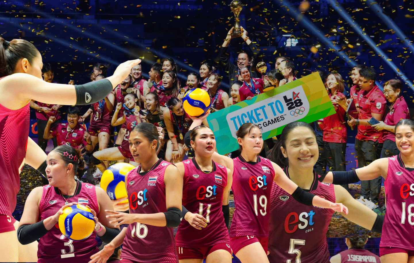 Thailand’s Women’s Volleyball Team Finally Gets Its Olympic Ticket
