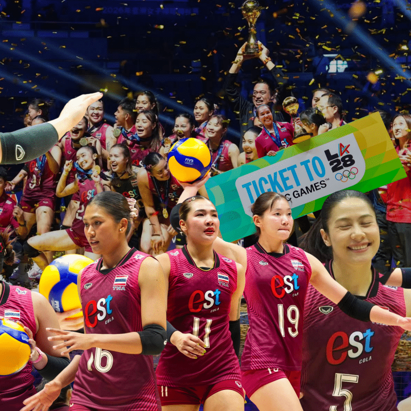 Thailand’s Women’s Volleyball Team Finally Gets Its Olympic Ticket