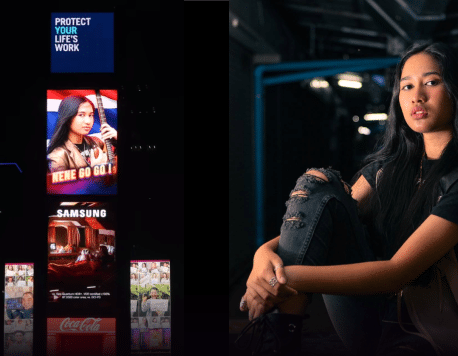 Thai Rising Star Nene Royal Hits Times Square Billboard Ahead of AGT Season 21 Quarter-Finals