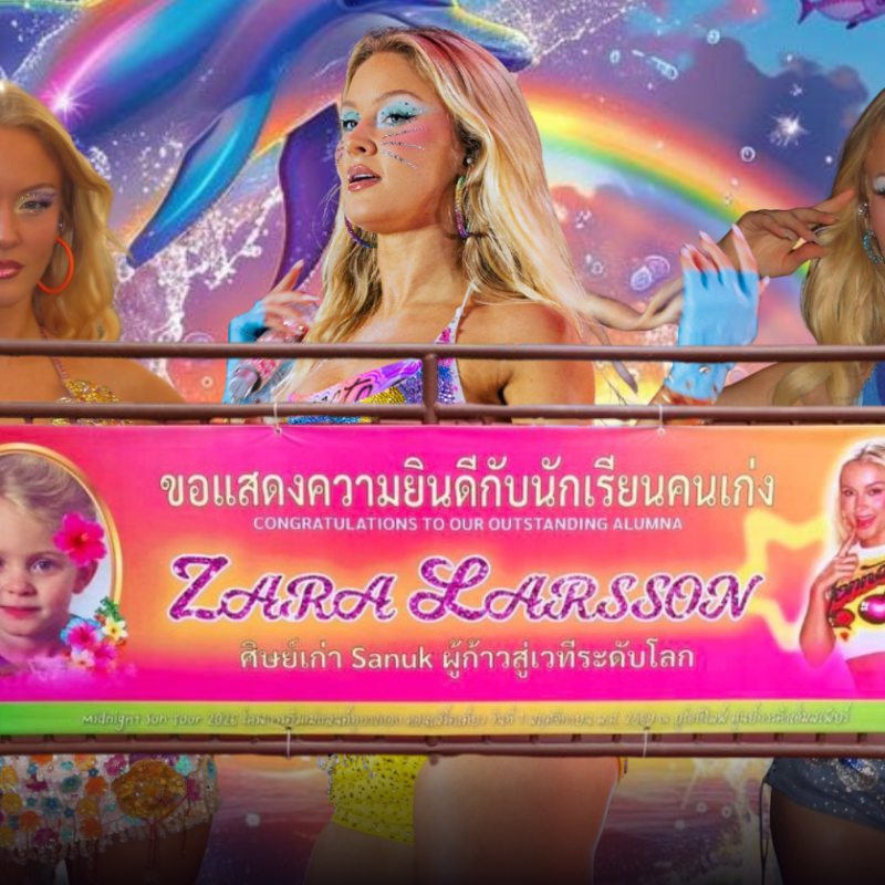 Zara Larsson’s Old Primary School in Krabi Names Her as Their Most Iconic Alumna Ahead of Her Bangkok Show 