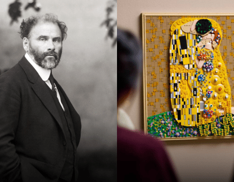 Lego Turns Gustav Klimt’s The Kiss into a 4,000 Piece Masterpiece